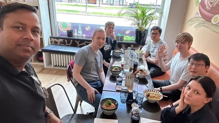 Helsinki lab group met for a summer lunch in July 2023